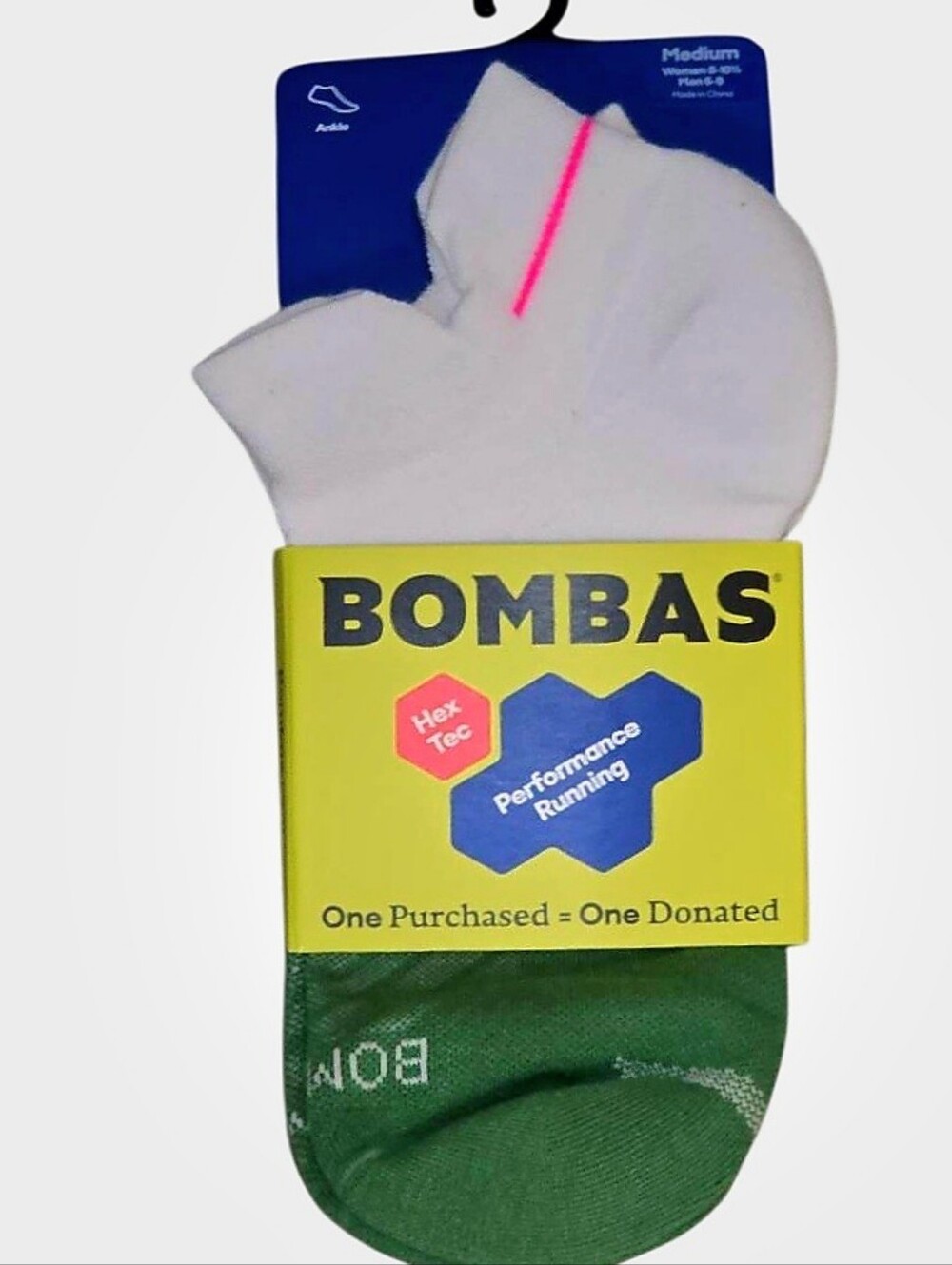 Bombas Performance Running Ankle Socks